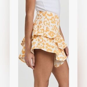 Mothers Ruffle Woman’s Dyed Denim Skirt